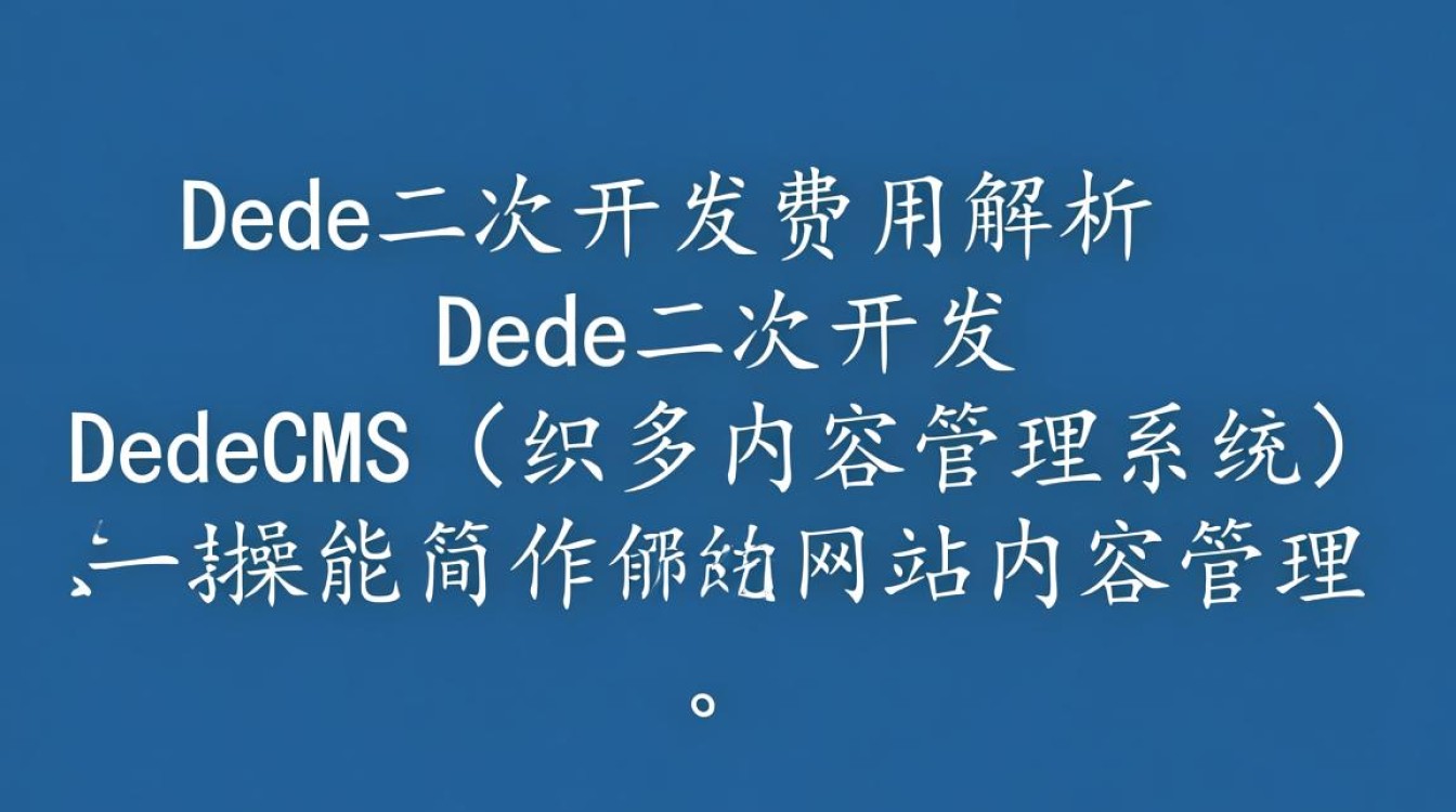 dede二次开发费用多少？揭秘不同定制需求下的价格差异