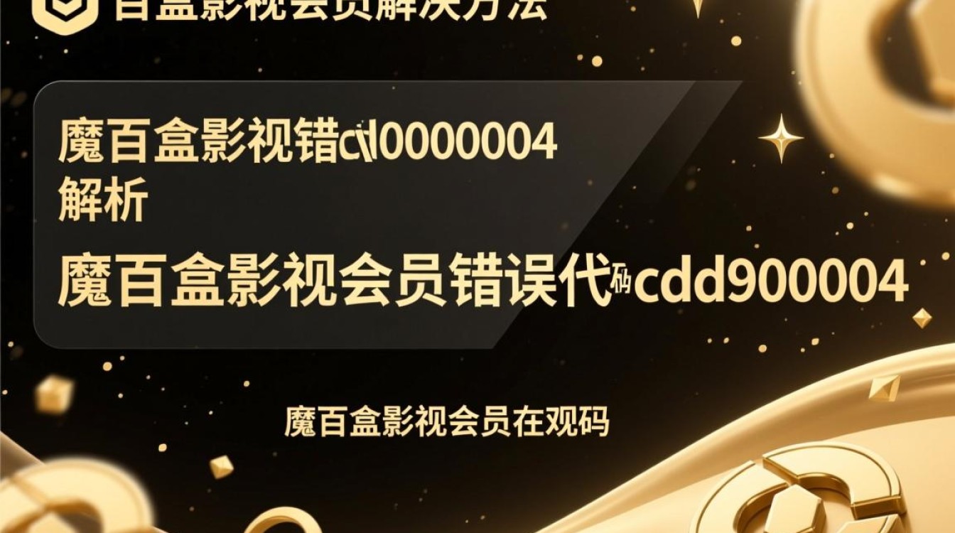 魔百盒影视会员错误代码cdn000004是什么原因导致的？如何解决？