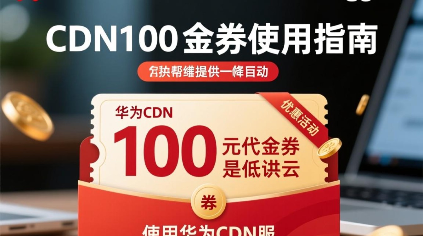 华为CDN 100元代金券在官网或指定平台购买后，具体的使用步骤和有效期是怎样的？