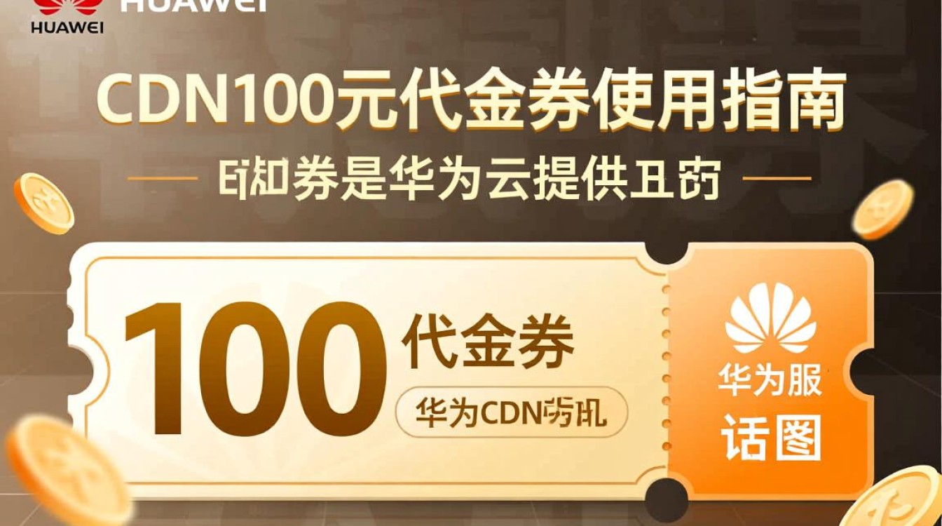 华为CDN 100元代金券在官网或指定平台购买后，具体的使用步骤和有效期是怎样的？