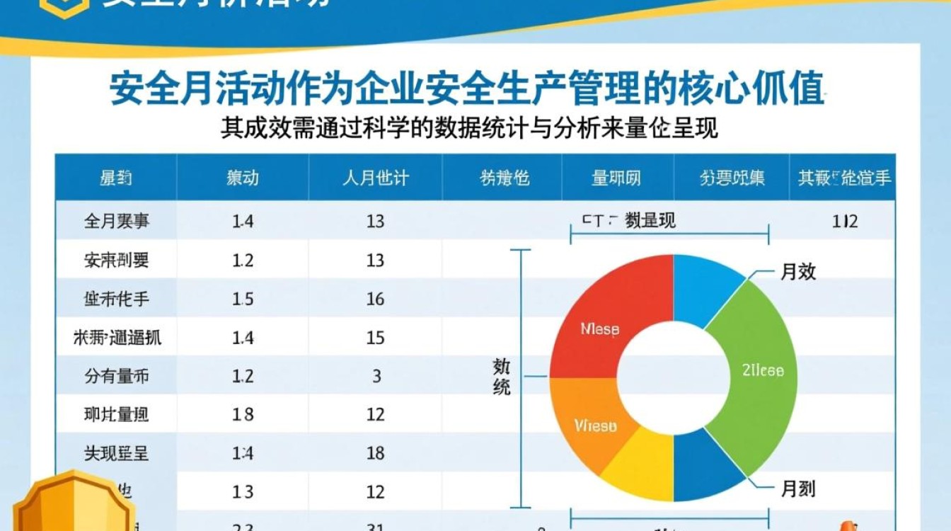 安全月活动数据统计表包含哪些关键指标？