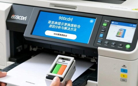 为何9030cdn频繁提示更换废粉仓？技术故障还是另有原因？