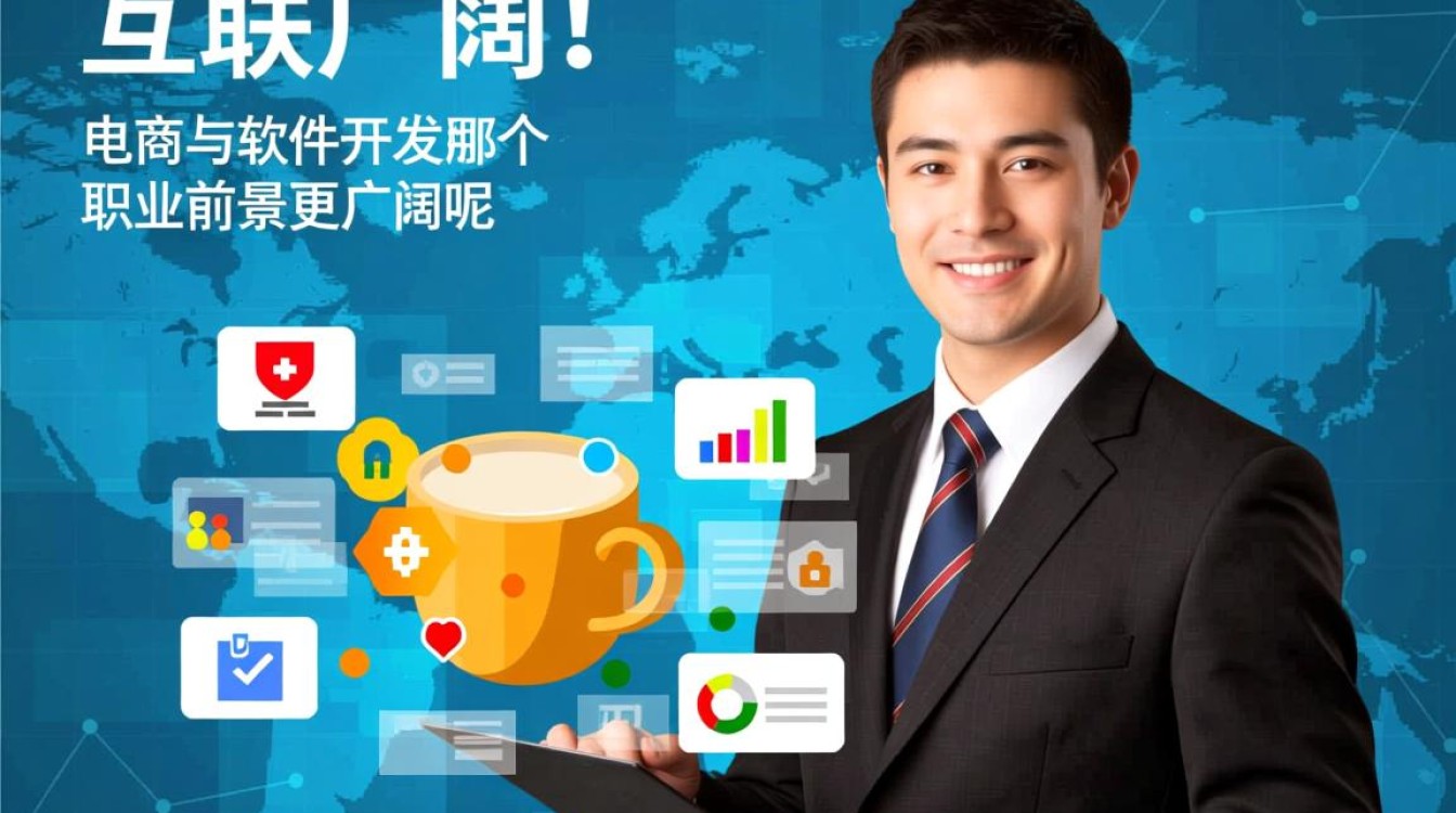 电商与软件开发哪个行业更有前景，更适合长期发展？