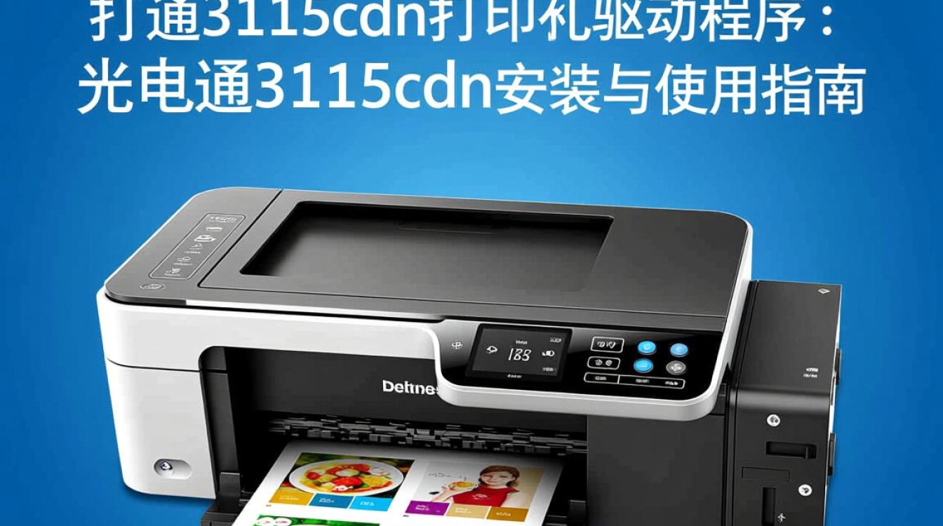 为何光电通3115cdn打印机驱动程序安装后无法正常使用？