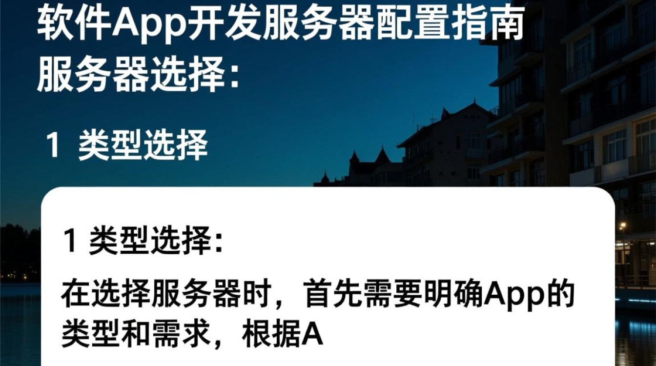 南京软件app开发，服务器配置有何独特之处和注意事项？