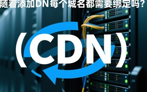 服务器配置CDN时，每个域名是否都必须进行绑定？
