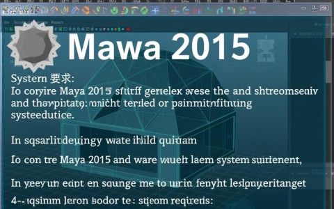 maya2015配置要求详解，如何高效搭建专业3D制作环境？