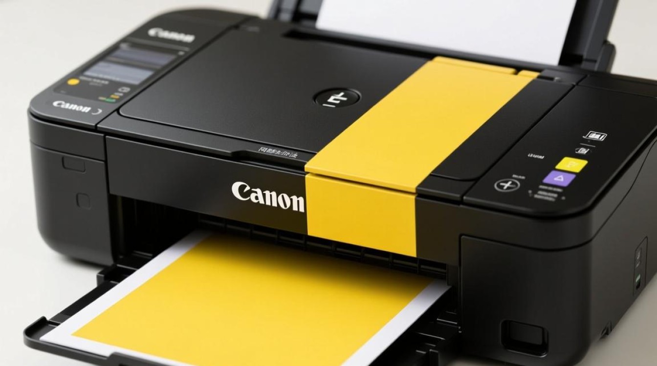 佳能9100cdn黄色打印为何只显示一半？维修或更换技巧揭秘！