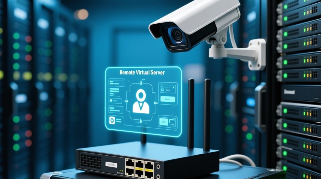 如何设置监控接路由器与虚拟服务器，实现远程监控？