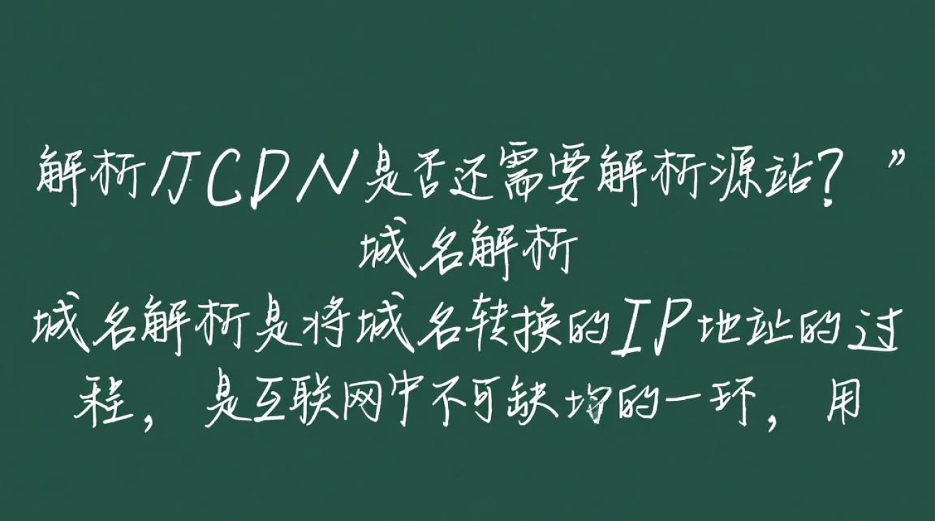 域名解析CDN，是否还需要额外解析源站以实现内容加速？