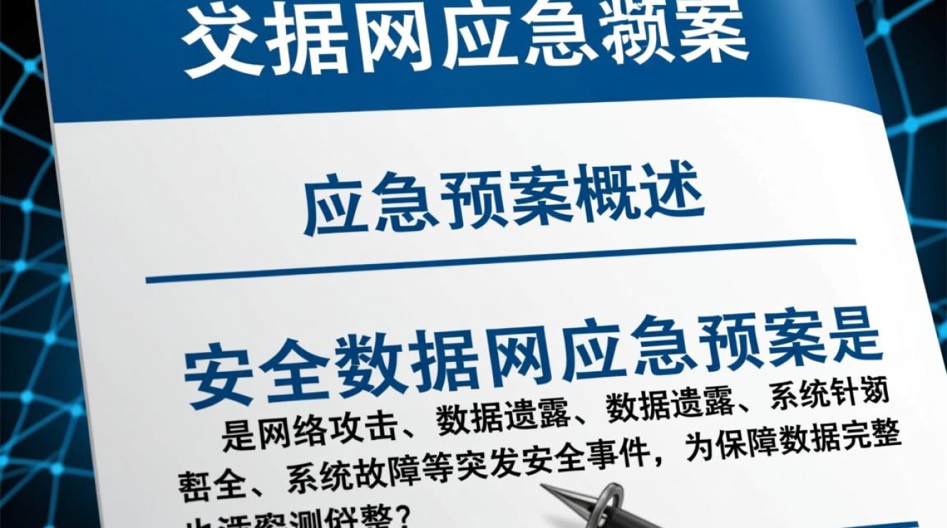 安全数据网应急预案制定时需重点关注哪些核心环节? 安全数据网应急预案制定时需重点关注哪些核心环节?