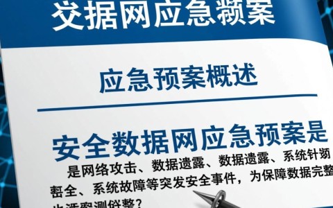 安全数据网应急预案制定时需重点关注哪些核心环节？