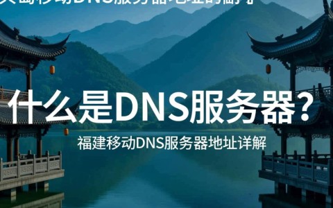 福建建瓯移动DNS服务器地址为何如此重要？如何准确获取？