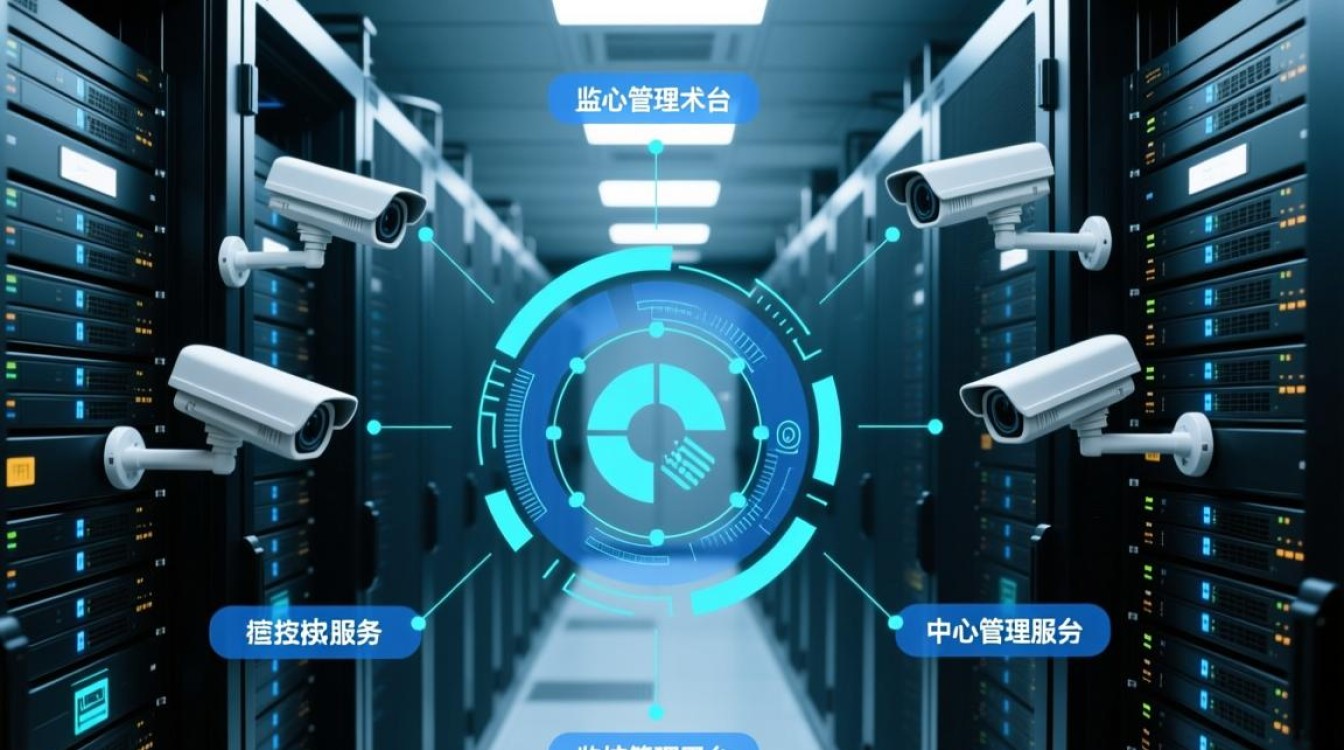 监控管理平台与中心管理服务器，两者在监控管理中心平台中的具体作用是什么？