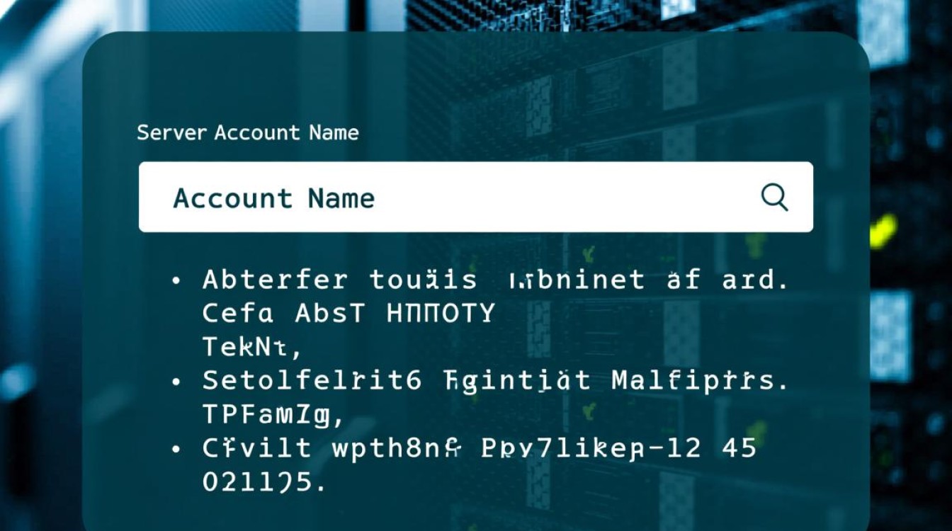 服务器账户名文档介绍内容具体包含哪些关键信息？