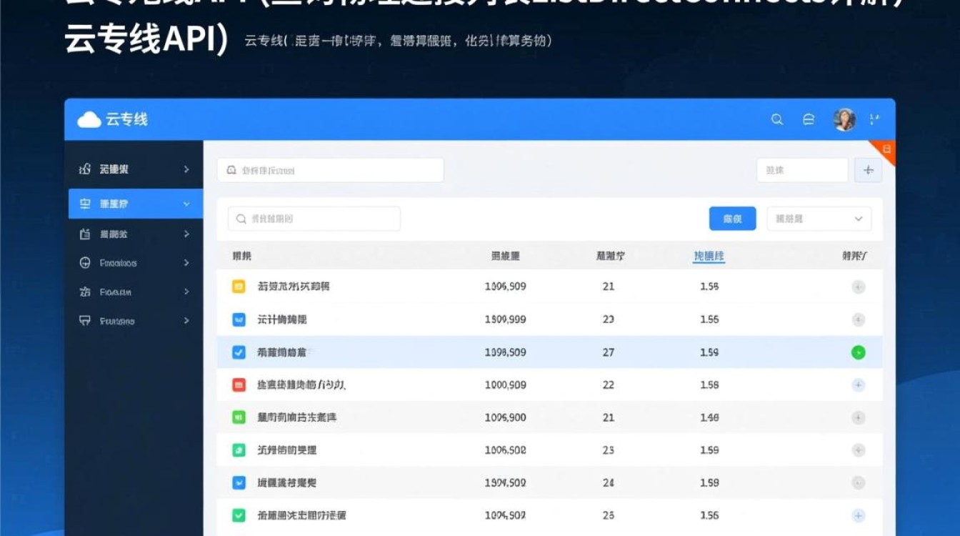 ListDirectConnects云专线API查询物理连接列表，具体操作步骤是什么？