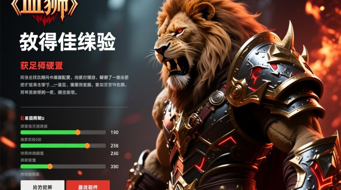 血狮游戏配置要求揭秘,哪些硬件能满足这款经典游戏的高清畅玩? 血狮游戏配置要求揭秘,哪些硬件能满足这款经典游戏的高清畅玩?