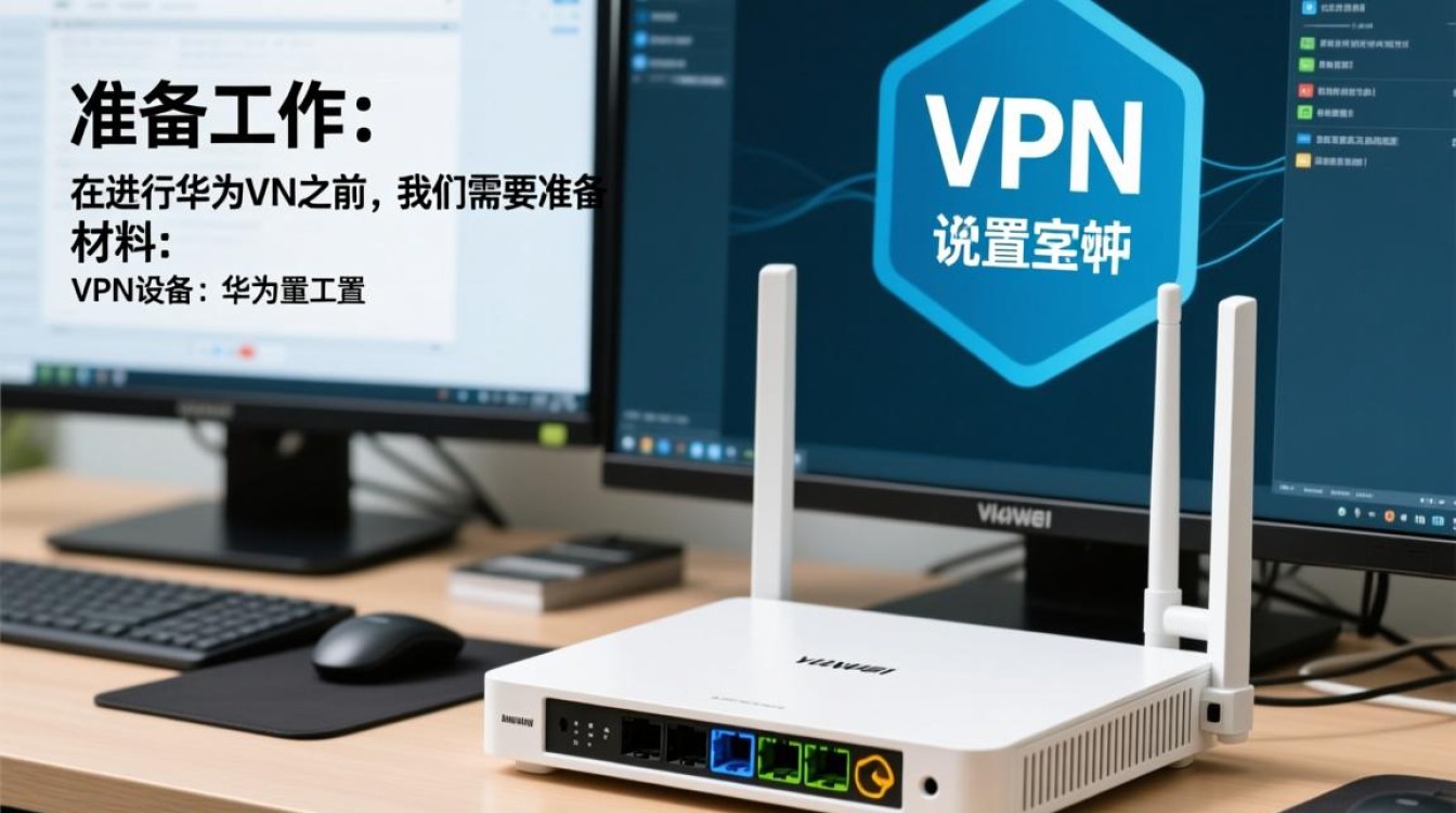 华为VPN配置实例中，有哪些关键步骤和注意事项需要特别注意？