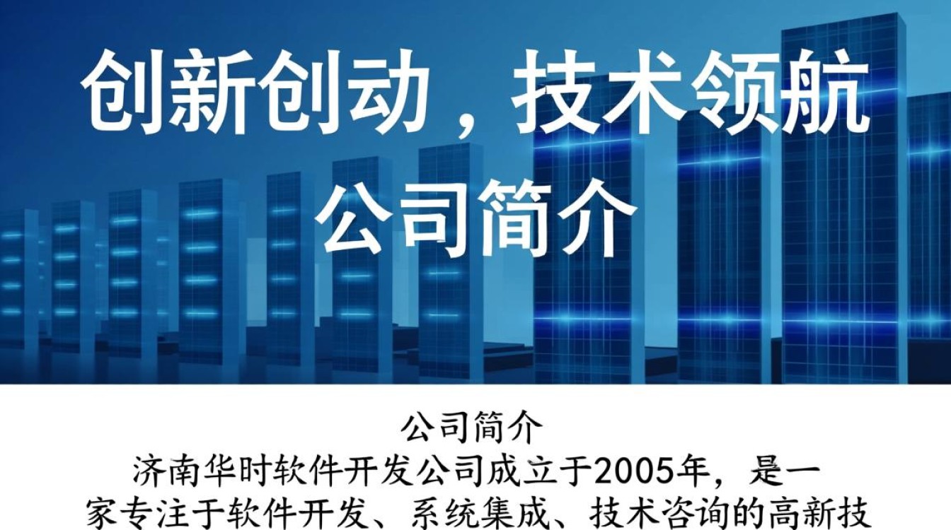 济南华时软件开发公司，其业务范围和市场定位究竟如何？