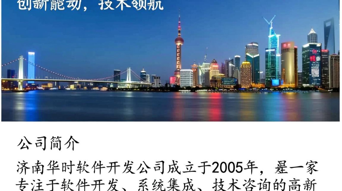 济南华时软件开发公司，其业务范围和市场定位究竟如何？