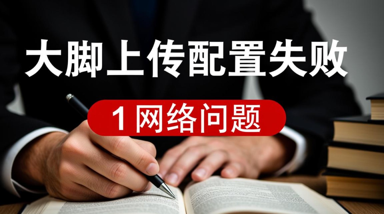 大脚上传配置失败，究竟是什么原因导致系统无法识别？解决方法有哪些？