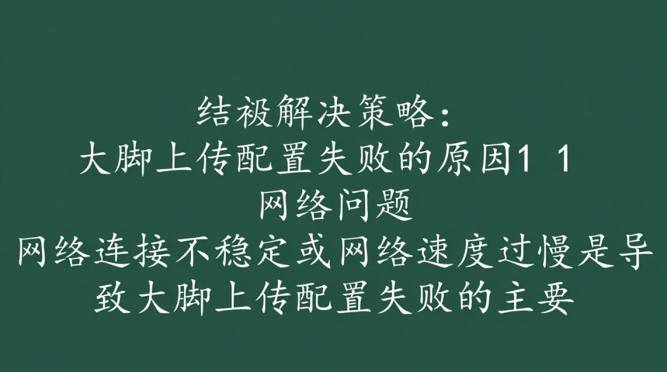 大脚上传配置失败，究竟是什么原因导致系统无法识别？解决方法有哪些？
