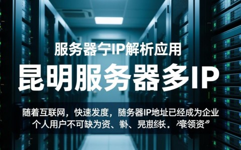 昆明服务器多IP，如何合理配置以优化网站性能和用户体验？
