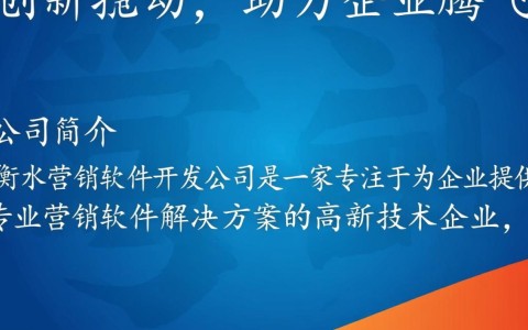 衡水营销软件开发公司，如何打造高效营销软件解决方案？