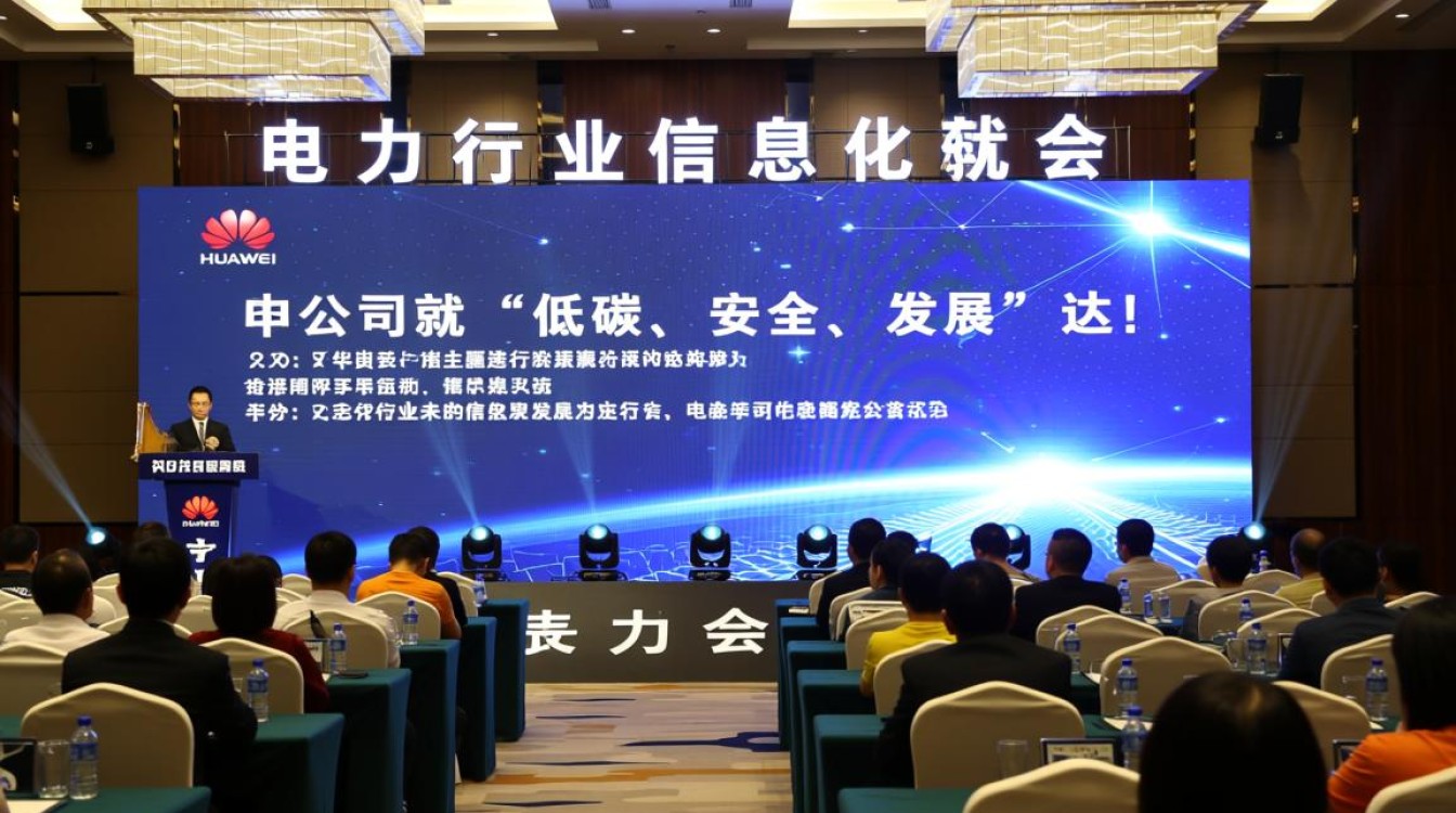华为在电力行业信息化年会中，如何阐述低碳、安全、发展新思路？