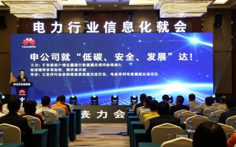 华为在电力行业信息化年会中，如何阐述低碳、安全、发展新思路？