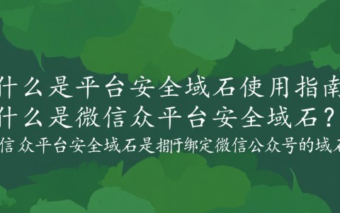如何确保微信公众平台安全域名的正确配置与安全防护？