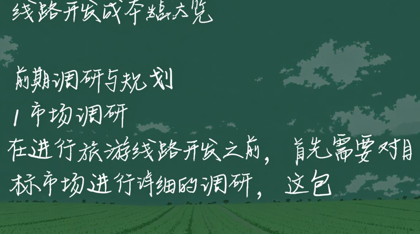 旅游线路开发成本究竟几何?揭秘旅游线路开发背后的巨额投资之谜! 旅游线路开发成本究竟几何?揭秘旅游线路开发背后的巨额投资之谜!