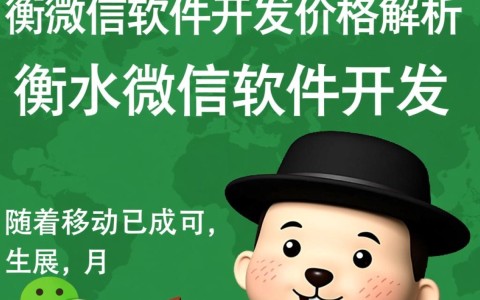 衡水微信软件开发价格是多少？不同功能及定制服务费用分析？