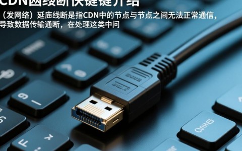 CDN延伸线断开时，有哪些快捷键可以快速恢复？