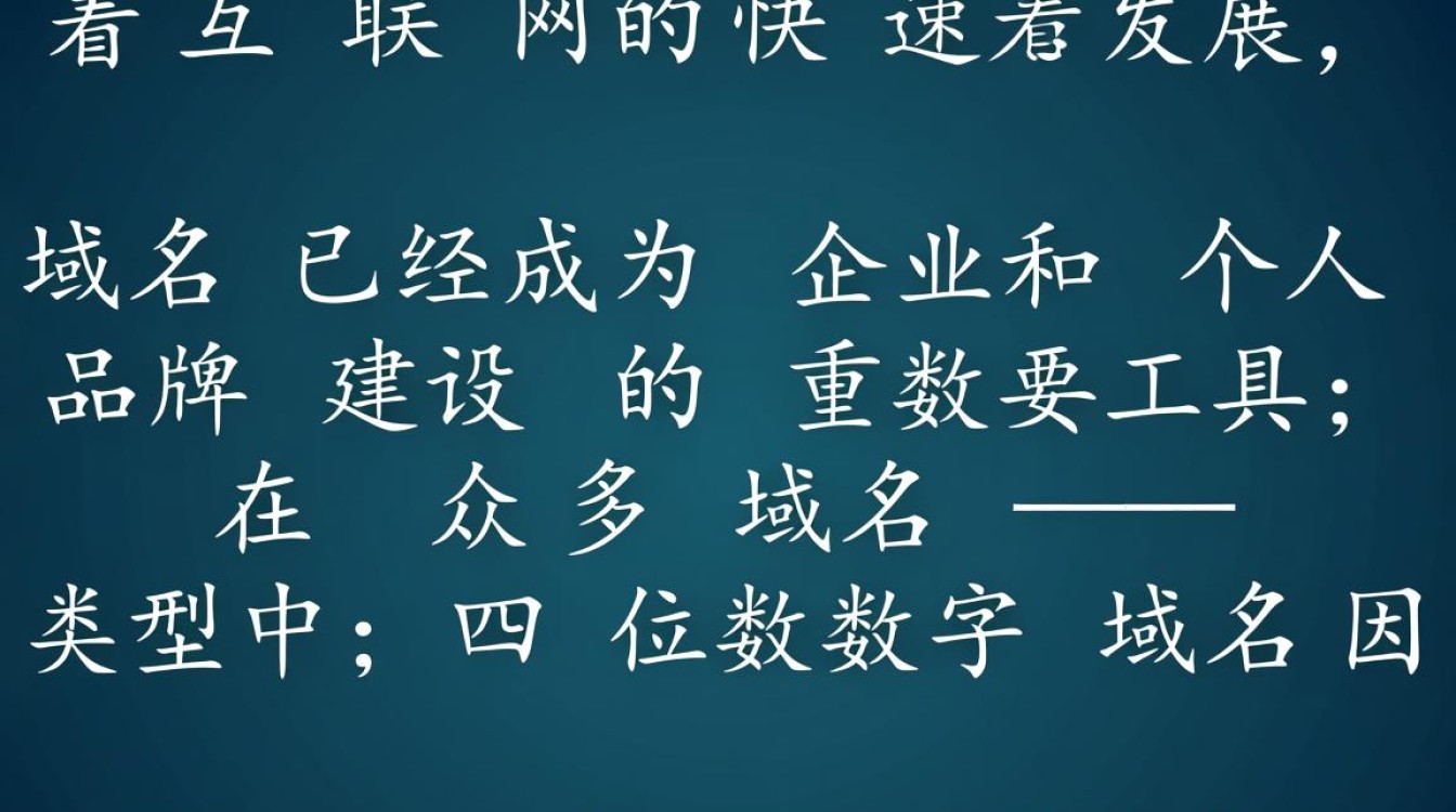 四位数字域名价格究竟有多高?揭秘投资价值与市场行情! 四位数字域名价格究竟有多高?揭秘投资价值与市场行情!