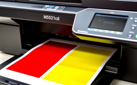 为什么m5521cdn打印机打印文档红色变黄色？原因分析及解决方法！