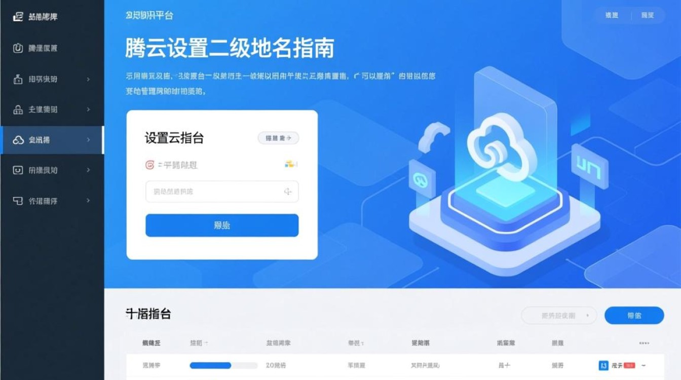 腾讯云设置二级域名时，有哪些注意事项和步骤需遵循？