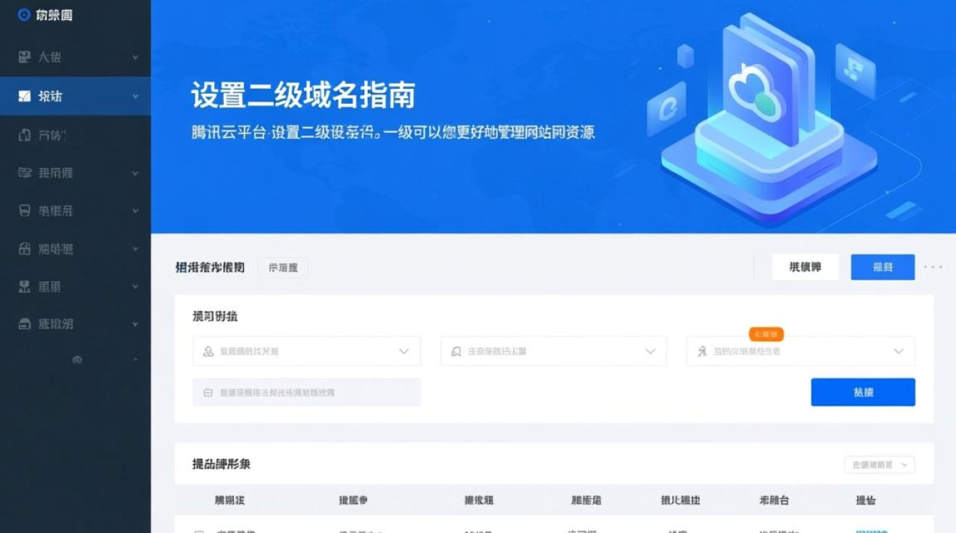 腾讯云设置二级域名时，有哪些注意事项和步骤需遵循？