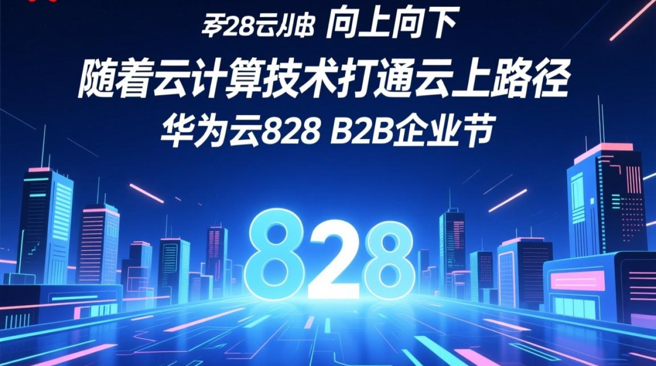 华为云828 B2B企业节如何打通云上路径，实现技术向上、场景向下？