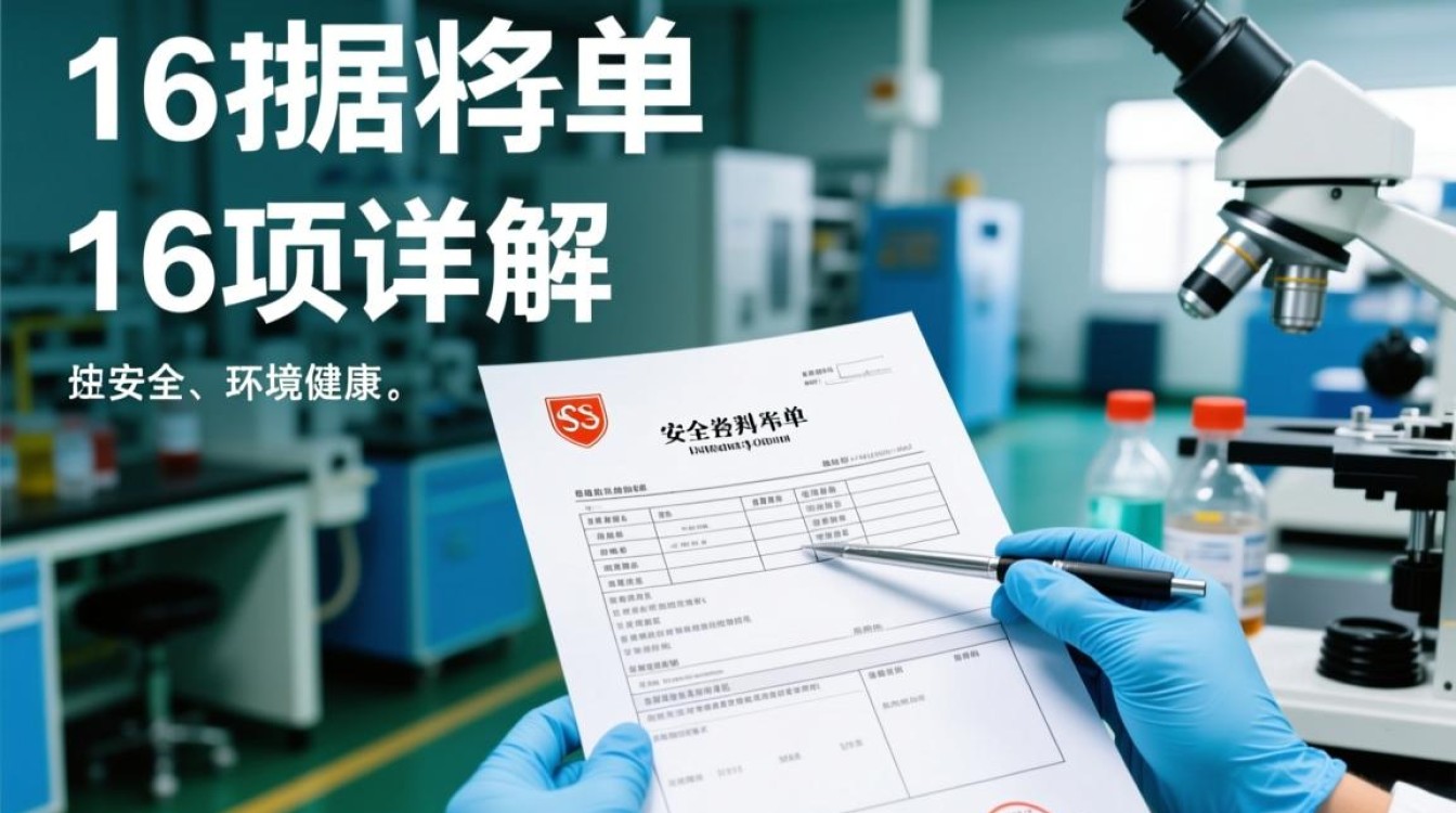 安全数据单16项具体包含哪些关键内容? 安全数据单16项具体包含哪些关键内容?