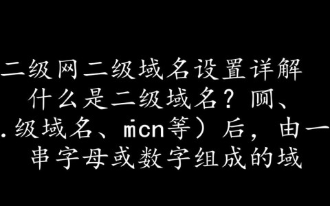 万网二级域名设置详细步骤与常见问题解答？