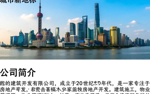 上海的建筑开发有限公司的商业模式和市场策略为何独树一帜？
