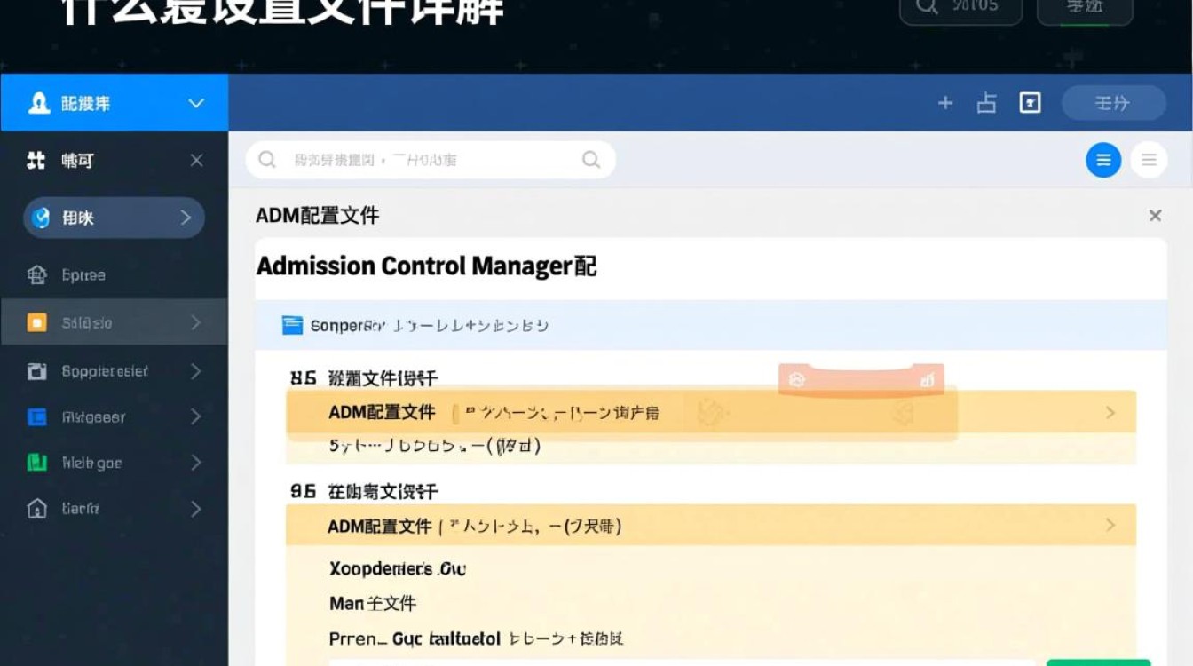 adm配置文件中隐藏了哪些关键设置,如何正确配置以达到最佳效果? adm配置文件中隐藏了哪些关键设置,如何正确配置以达到最佳效果?