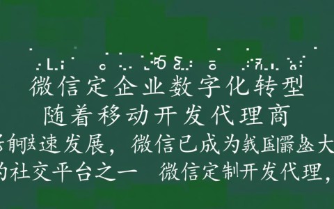 沈阳微信定制开发代理商，如何选择可靠合作伙伴？
