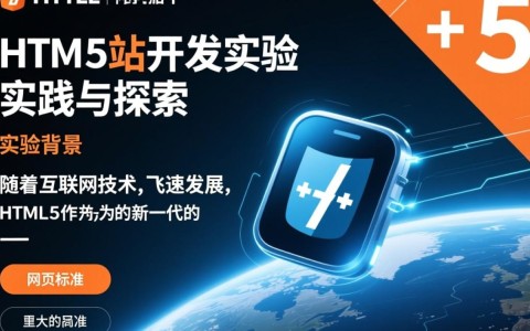 HTML5网站开发实验，如何提升用户体验与性能优化策略探讨？