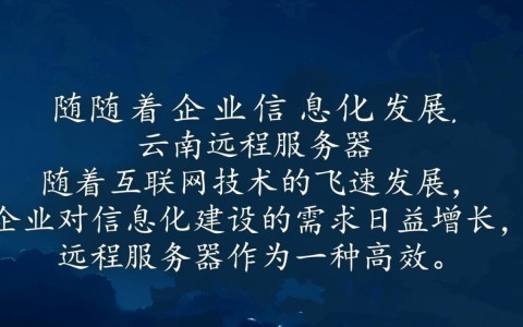 云南远程服务器，其性能与稳定性是否满足高端应用需求？