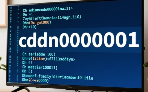 电视显示cdn000001代码，是什么问题导致，如何快速解决？