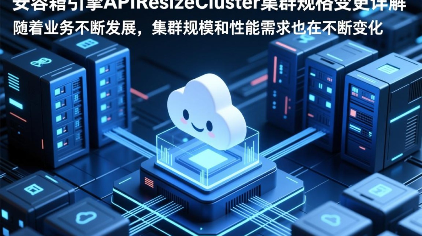 云容器引擎API中，ResizeCluster变更集群规格具体操作流程是什么？