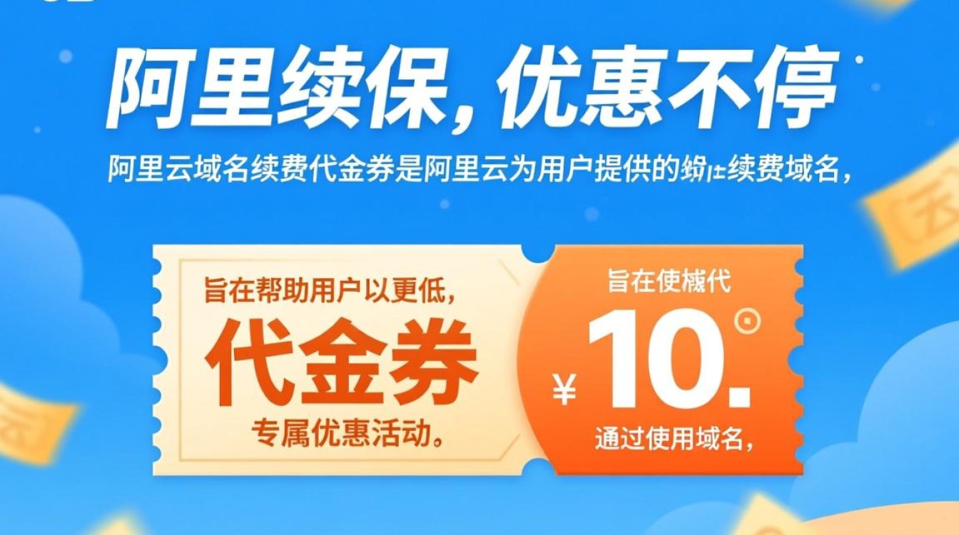 阿里云域名续费时,如何有效使用代金券以节省成本? 阿里云域名续费时,如何有效使用代金券以节省成本?