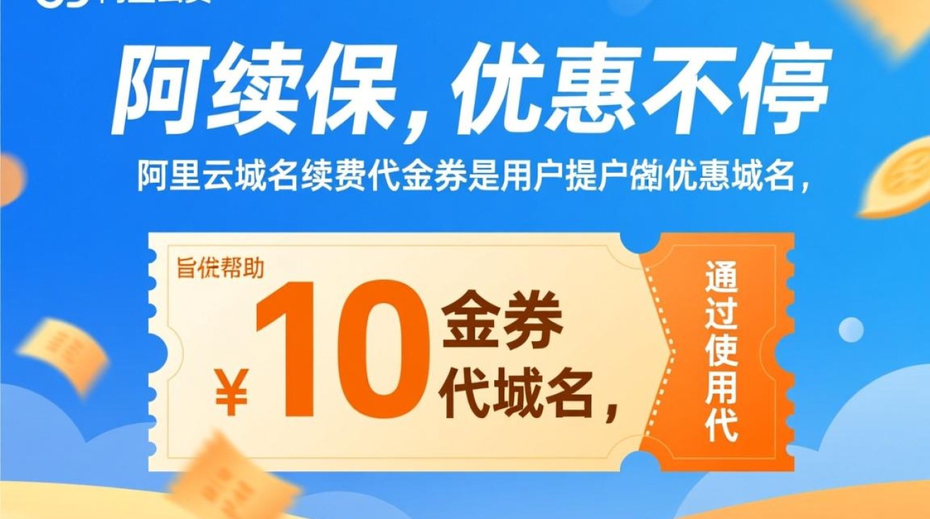 阿里云域名续费时,如何有效使用代金券以节省成本? 阿里云域名续费时,如何有效使用代金券以节省成本?